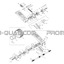 Système Entraînement Arrière pour Can-am Toutes les cylindrées 2002 DS 650 Baja