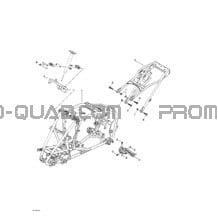 Châssis pour Can-am Toutes les cylindrées 2002 DS 650 Baja
