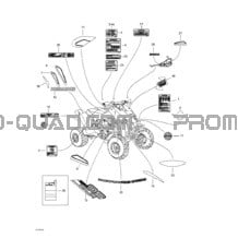 Décalques pour Can-am Toutes les cylindrées 2002 DS 650 Baja