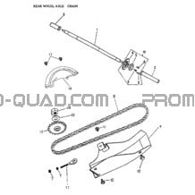 Rear Wheel Axle pour Can-am Toutes les cylindrées 2002 strokes