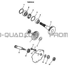 Transmission 166-11 pour Can-am Toutes les cylindrées 2002 strokes