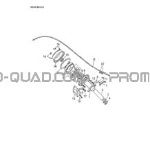 Rear Brake 166-20 pour Can-am Toutes les cylindrées 2002 strokes