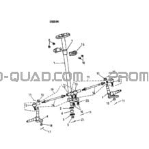 Steering System 166-23 pour Can-am Toutes les cylindrées 2002 strokes