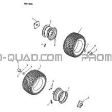 Rear Wheel 166-18 pour Can-am Toutes les cylindrées 2002 strokes