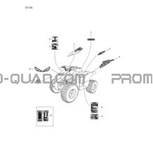 Decals 166-25 pour Can-am Toutes les cylindrées 2002 strokes