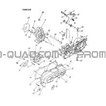 Crankcase (170-08) pour Can-am Toutes les cylindrées 2002 strokes