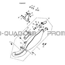 Exhaust 170-07 pour Can-am Toutes les cylindrées 2002 strokes