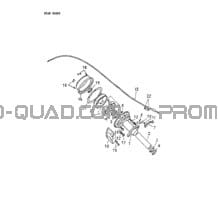 Rear Brake 170-20 pour Can-am Toutes les cylindrées 2002 strokes