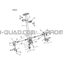 Steering System 170-23 pour Can-am Toutes les cylindrées 2002 strokes
