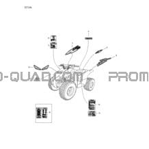 Decals 170-25 pour Can-am Toutes les cylindrées 2002 strokes