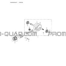 Crankshaft And Pistons (172-10) pour Can-am Toutes les cylindrées 2002 strokes