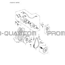 Starting Motor 172-08 pour Can-am Toutes les cylindrées 2002 strokes