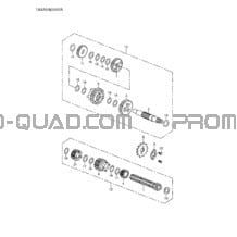 Transmission 172-11 pour Can-am Toutes les cylindrées 2002 strokes