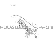 Rear Brake 172-23 pour Can-am Toutes les cylindrées 2002 strokes