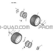Rear Wheel 172-21 pour Can-am Toutes les cylindrées 2002 strokes