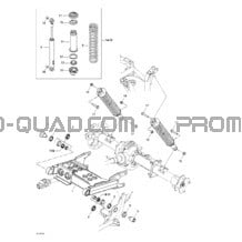 Suspension Arrière pour Can-am Toutes les cylindrées 2002 Quest