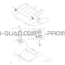 Compartiment Avant pour Can-am Toutes les cylindrées 2002 Quest