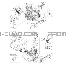 Moteur Et Support Moteur pour Can-am Toutes les cylindrées 2002 Quest