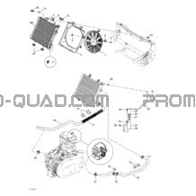 Système De Refroidissement pour Can-am Toutes les cylindrées 2002 Quest