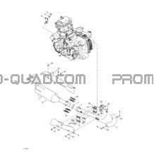 Système Échappement pour Can-am Toutes les cylindrées 2002 Quest