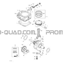 Vilebrequin pour Can-am Toutes les cylindrées 2002 Quest