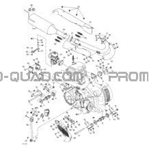 Système Échappement pour Can-am Toutes les cylindrées 2002 Quest XT