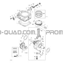Vilebrequin pour Can-am Toutes les cylindrées 2002 Quest XT