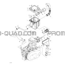 Système Admission Air pour Can-am Toutes les cylindrées 2002 Quest XT