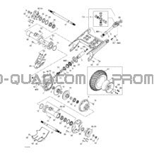 Système Entraînement Arrière pour Can-am Toutes les cylindrées 2002 Quest XT