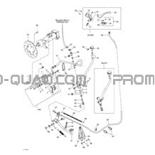 Frein Hydraulique Arrière pour Can-am Toutes les cylindrées 2002 Quest XT
