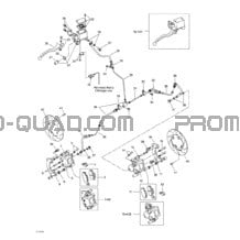 Frein Hydraulique Avant pour Can-am Toutes les cylindrées 2002 Quest XT