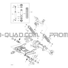 Suspension Arrière pour Can-am Toutes les cylindrées 2002 Quest XT
