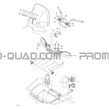 Pare-brise Et Compartiment Avant pour Can-am Toutes les cylindrées 2002 Quest XT