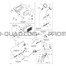 Câblage Principal Et Accessoires Électriques pour Can-am Toutes les cylindrées 2002 Quest XT