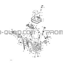Culasse pour Can-am Toutes les cylindrées 2002 Quest
