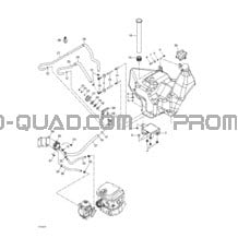 Réservoir Essence pour Can-am Toutes les cylindrées 2002 Quest