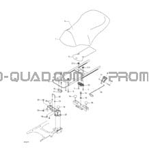 Siège pour Can-am Toutes les cylindrées 2002 Quest