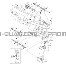 Système Échappement pour Can-am Toutes les cylindrées 2002 Traxter Autoshift