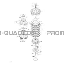 Embrayage pour Can-am Toutes les cylindrées 2002 Traxter Autoshift