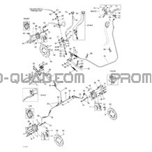 Frein Hydraulique pour Can-am Toutes les cylindrées 2002 Traxter Autoshift