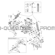 Suspension Avant pour Can-am Toutes les cylindrées 2002 Traxter Autoshift
