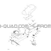 Siège pour Can-am Toutes les cylindrées 2002 Traxter Autoshift