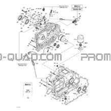 Carter Et Couvercle Embrayage pour Can-am Toutes les cylindrées 2002 Traxter XL