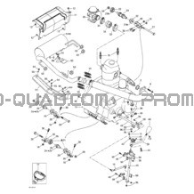 Système Échappement pour Can-am Toutes les cylindrées 2002 Traxter XL