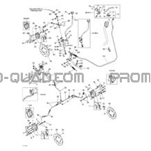 Frein Hydraulique pour Can-am Toutes les cylindrées 2002 Traxter XL