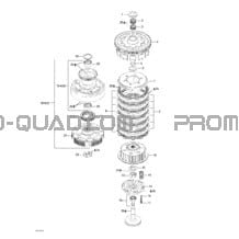 Embrayage pour Can-am Toutes les cylindrées 2002 Traxter XL