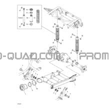Suspension Arrière pour Can-am Toutes les cylindrées 2002 Traxter XL