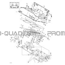 Boîte De Rangement Arrière pour Can-am Toutes les cylindrées 2002 Traxter XL