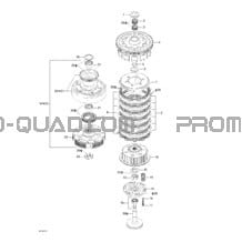 Embrayage pour Can-am Toutes les cylindrées 2002 Traxter XT