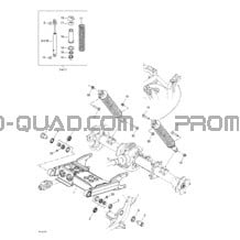 Suspension Arrière pour Can-am Toutes les cylindrées 2002 Traxter XT